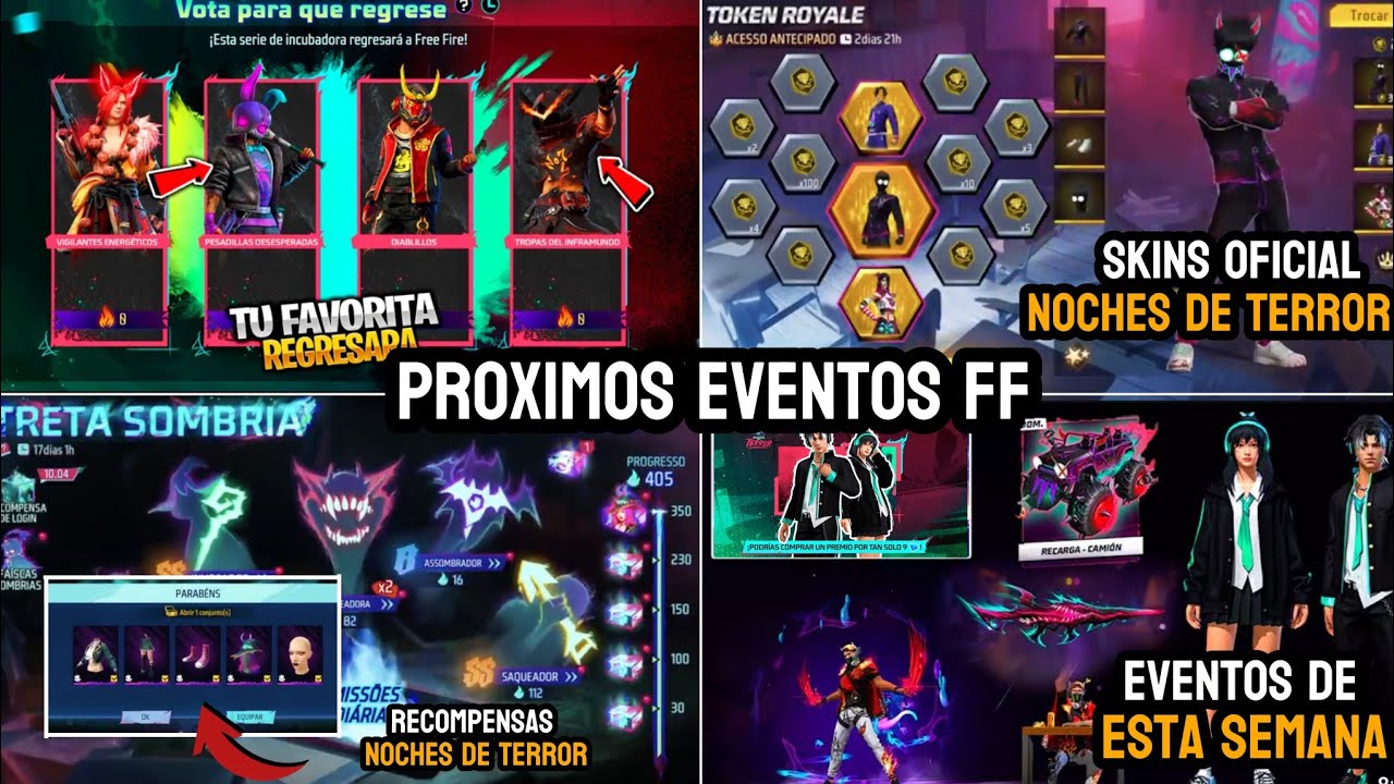 cuales son los eventos mas importantes en free fire